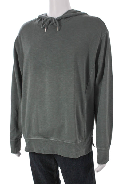 Velvet by Graham & Spencer Mens Green Pullover Hoodie Size L