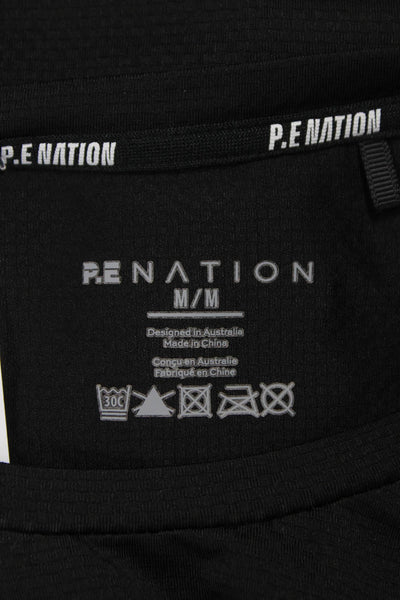 PE Nation Mens Basic Gray T-Shirt Short Sleeve Crew Neck Size M