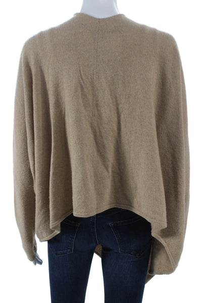 Lauren Ralph Lauren Women Beige Merino Cashmere Cardigan Long Sleeve Size M
