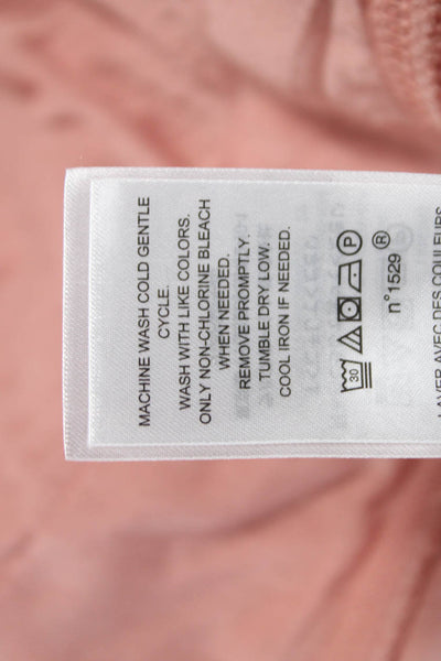 Lauren Ralph Lauren Women Pink Viscose Jogger Pants Drawstring Size L