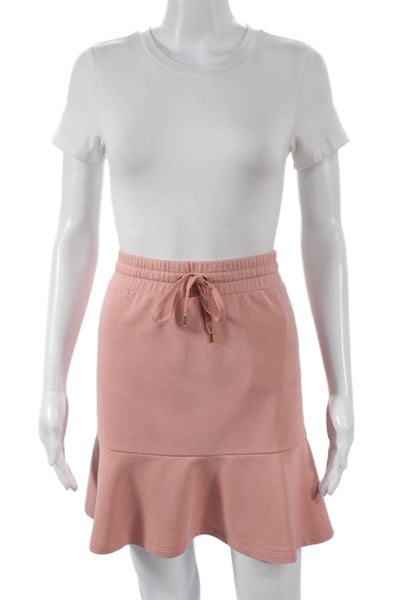 Lauren Ralph Lauren Women Flare Pink Skirt Size L