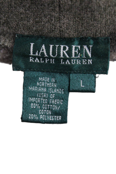 Lauren Ralph Lauren Womens Green Straight Pencil Skirt Cotton Blend Size L