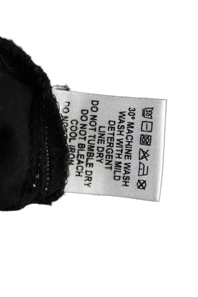 Melissa Odabash Womens Maxi Geometric Black Cotton Skirt Size L