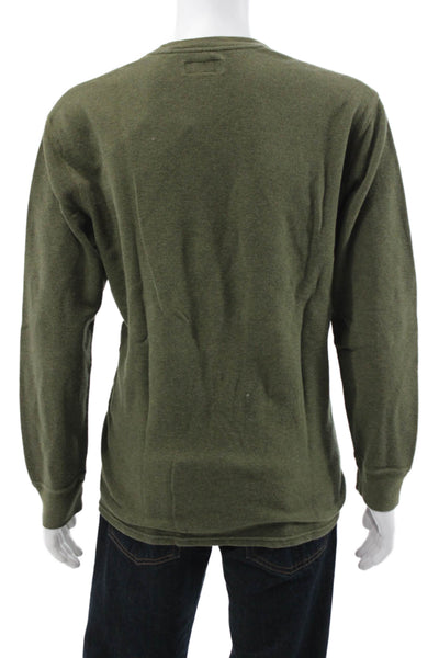 Polo Ralph Lauren Mens Green Cotton Long Sleeve T-Shirt Big & Tall Size 2XL