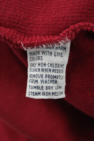 Polo Ralph Lauren Mens Red Cotton V-Neck Pullover Sweatshirt Size 2XL