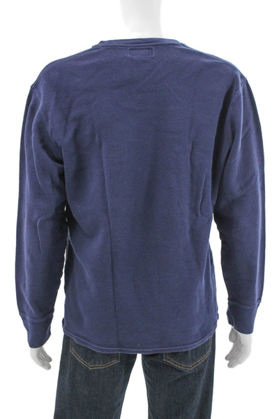 Polo Ralph Lauren Mens Basic Striped Blue Cotton Long Sleeve T-Shirt Size 2XL