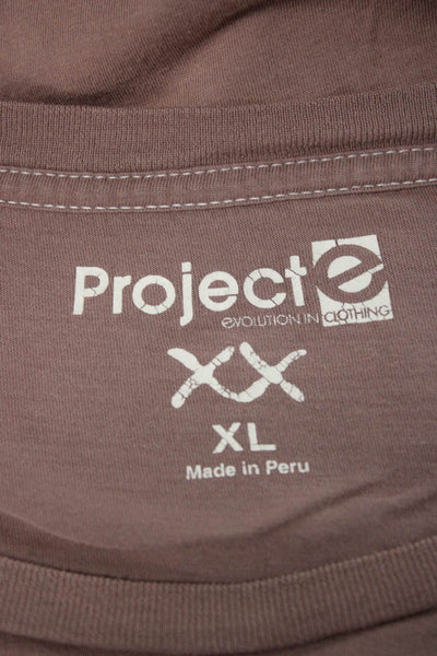 Project E Vintage Mens Pink Bicycle Graphic Basic Cotton Tee Size XL