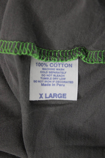 Project E Vintage Mens Graphic Tee Gray 100% Cotton San Francisco Size XL
