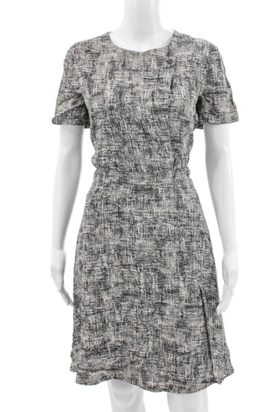 Boss Hugo Boss Women Shift Dress Black Viscose Knee Length Size 4