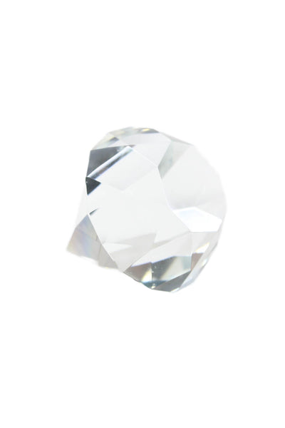 Tiffany & Co Unisex Adult Faceted Crystal Diamond Paperweight