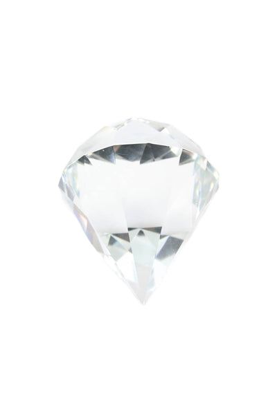 Tiffany & Co Unisex Adult Faceted Crystal Diamond Paperweight