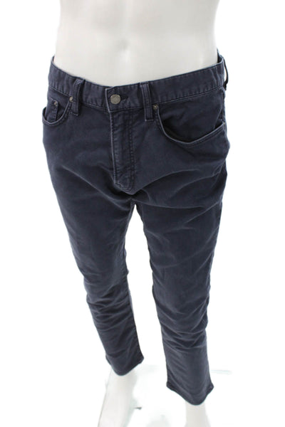 Polo Ralph Lauren Mens Skinny Jeans Blue Button Cotton Size 32