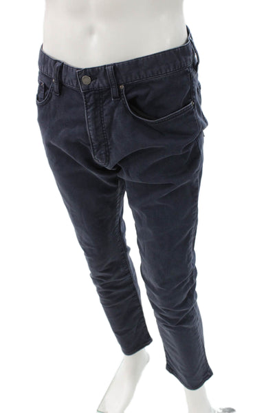 Polo Ralph Lauren Mens Skinny Jeans Blue Button Cotton Size 32
