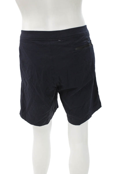 Ralph Lauren Mens Solid Blue Nylon Shorts Size 2XL
