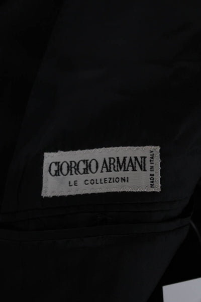 Giorgio Armani Mens Tuxedo Jacket Black Button Solid Pre-Owned Size 56