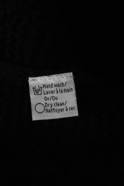 Holt Renfrew Women Black Cashmere Collared Cardigan Size S