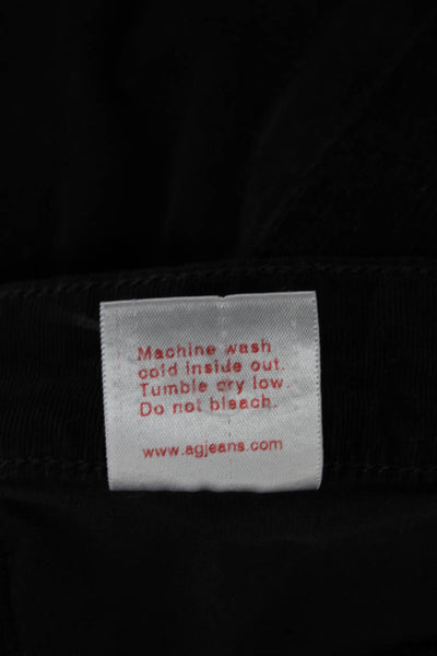 AG Adriano Goldschmied Women Skinny Black Cotton Blend Jeans Size 26