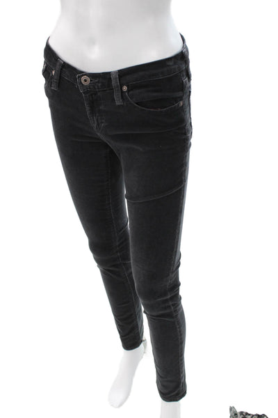AG Adriano Goldschmied Womens Skinny Black Jeans Size 26