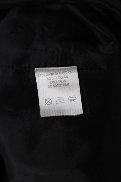 Robert Rodriguez Black Label Womens Sheath Dress Black Knee Boatneck Size 4