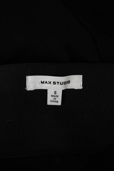Max Studio Women Dress Pants Black Polyester Blend Size S