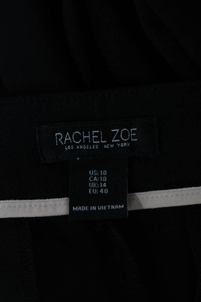 Rachel Zoe Womens Black Dress Pants Nylon Polyester Spandex Size 10