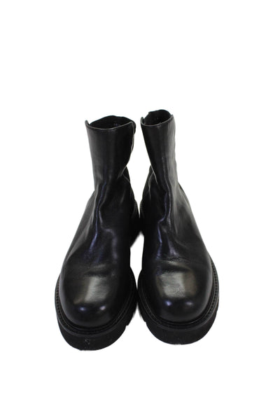 Stuart Weitzman Womens Leather Ankle Boots Shoes Black Size 6.5B