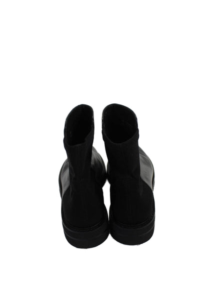 Stuart Weitzman Womens Leather Ankle Boots Shoes Black Size 6.5B