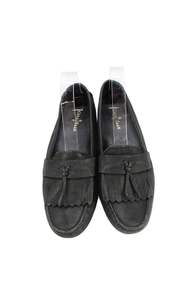 Cole Haan Womens Suede Slide On Driving Loafers Black Size 9.5 B