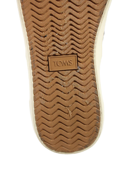 TOMS Mens Slide On Walking Wear Good Sneakers Brown Size 10.5