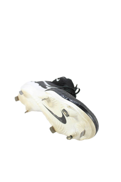 Nike Mens Alpha Huarache NXT Baseball Cleat Sneakers Black White Size 8.5