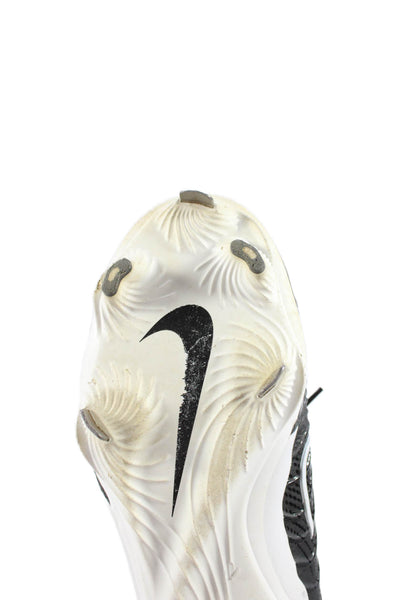 Nike Mens Alpha Huarache NXT Baseball Cleat Sneakers Black White Size 8.5