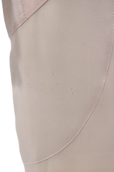 Catherine Malandrino Womens Pink Silk Straight Pencil Skirt Zip Closure Size 2