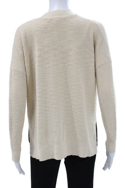 Madewell Womens Cardigan Beige V Neck Long Sleeve Size XS