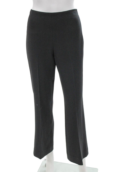 Theory Womens Dress Pants Black Triacetate Zip Size 2