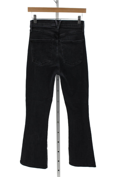 Veronica Beard Women Flared Black Jeans Size 27