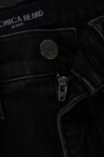 Veronica Beard Women Flared Black Jeans Size 27