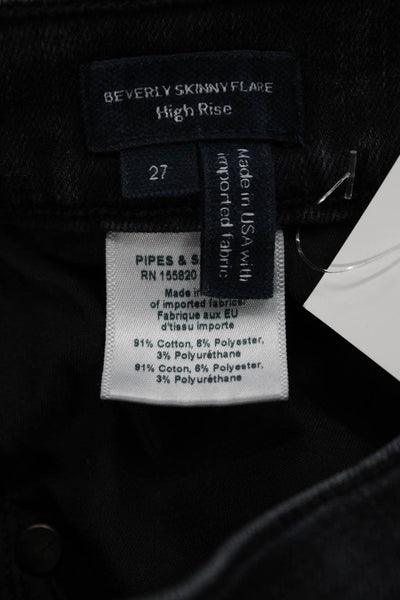 Veronica Beard Women Flared Black Jeans Size 27