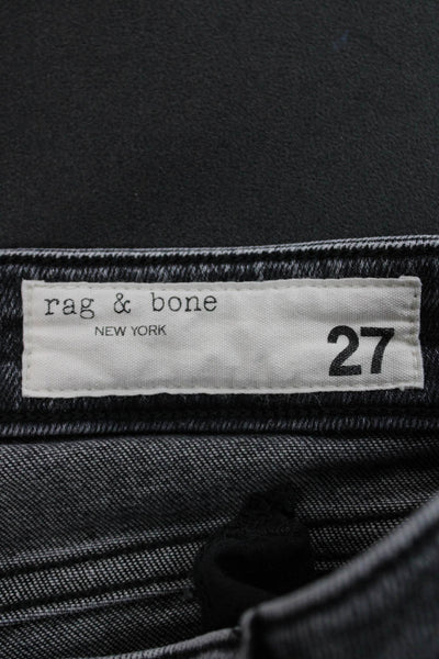 Rag & Bone Women Skinny Gray Jeans Cotton Size 27