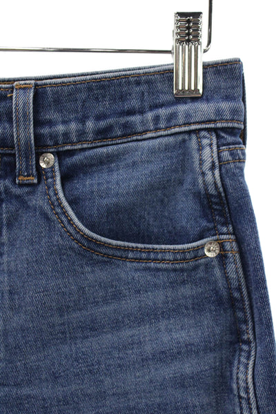 Veronica Beard Women Wide-Leg Jeans Blue Cotton High Rise Size 27