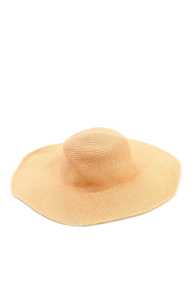 J Crew Women's Wide Brim Straw Panama Hat One Size