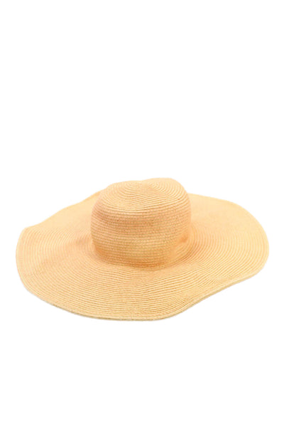 J Crew Women's Wide Brim Straw Panama Hat One Size