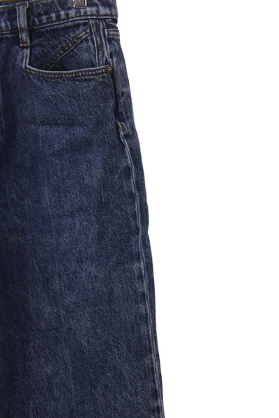 Joie Womens Wide Leg Jeans Blue Mid Rise Cotton Inseam 24 Size 29