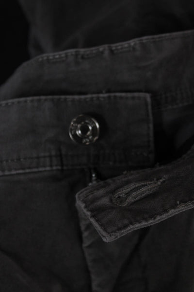 Mac Jeans Mens Cargo Corduroy Pants Gray Mid Rise Size 28