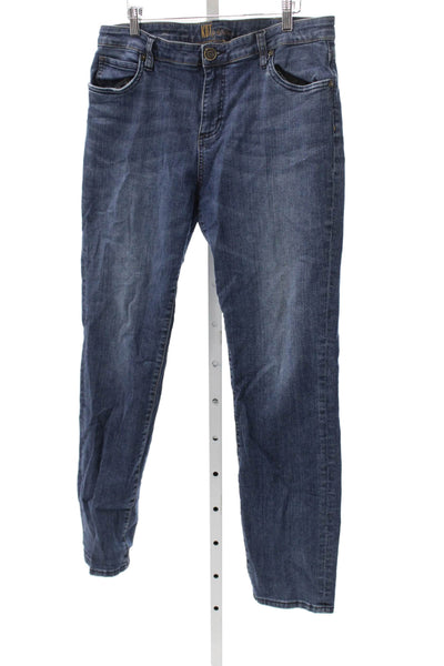 KUT from the Kloth Womens Skinny Jeans Blue Size 16