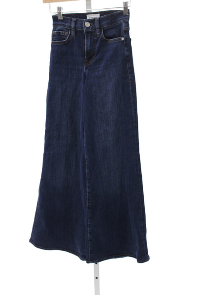 Frame Womens Wide Leg Jeans Blue Size 23
