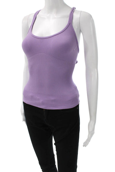 FP Movement Women Camisole Purple Scoop Neck Poly Blend Size XS