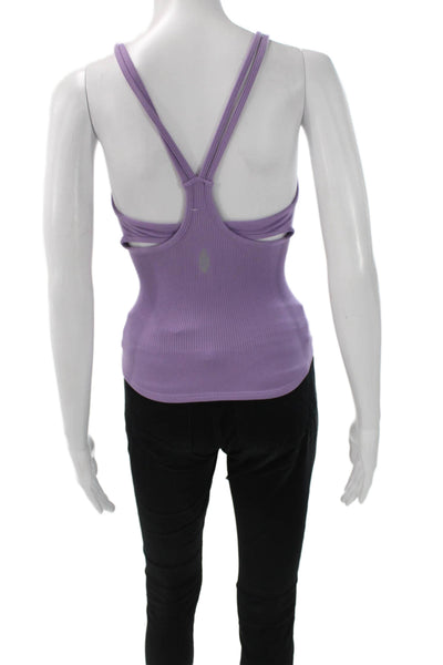 FP Movement Women Camisole Purple Scoop Neck Poly Blend Size XS