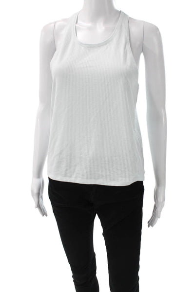 Outdoor Voices Women Blue Basic Tank Sleeveless Round Neck Pullover Size S