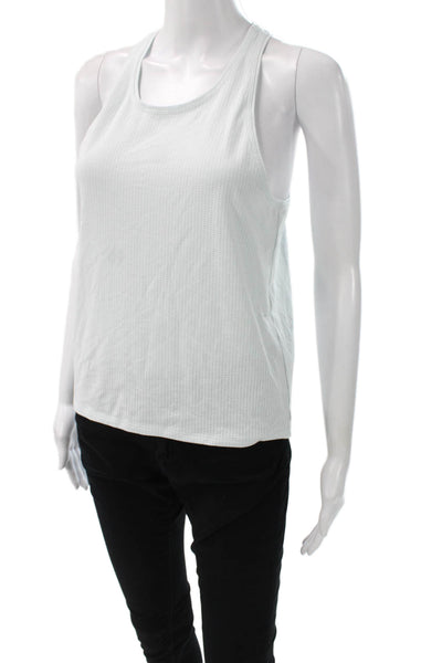 Outdoor Voices Women Blue Basic Tank Sleeveless Round Neck Pullover Size S
