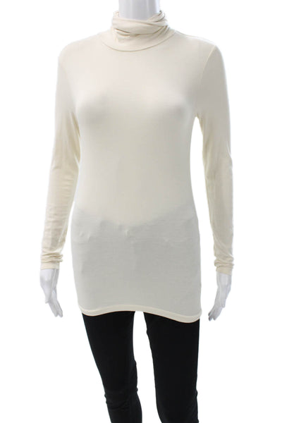 Ralph Lauren Blue Label Womens Ivory PimaCotton Turtleneck Tunic Size XS